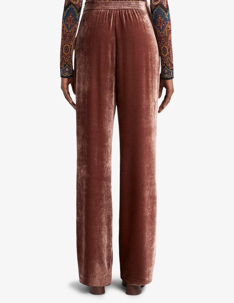 rinascente ETRO Velvet palazzo trousers