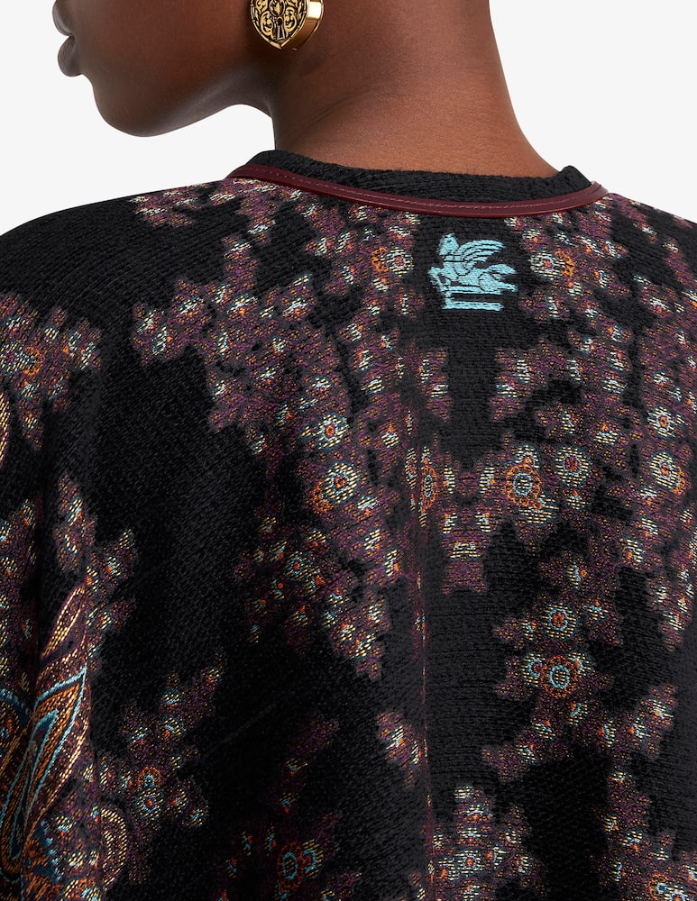 rinascente ETRO Wool- and silk-blend jacquard cape