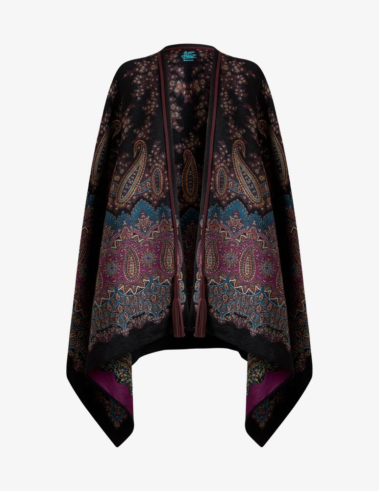 rinascente ETRO Wool- and silk-blend jacquard cape
