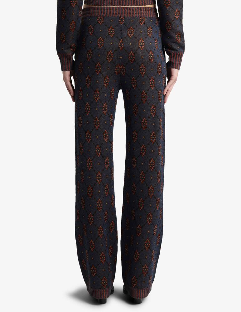 rinascente ETRO Knit jogging trousers with motif