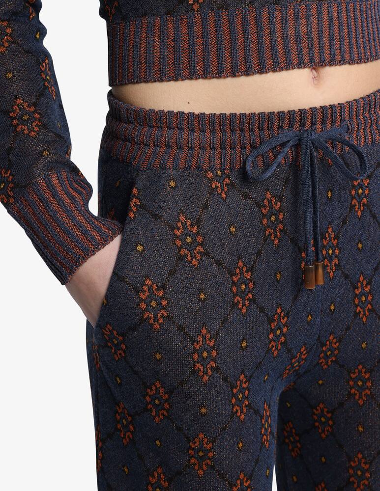 rinascente ETRO Knit jogging trousers with motif