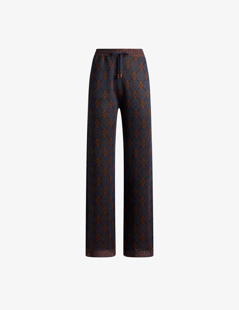 rinascente ETRO Knit jogging trousers with motif
