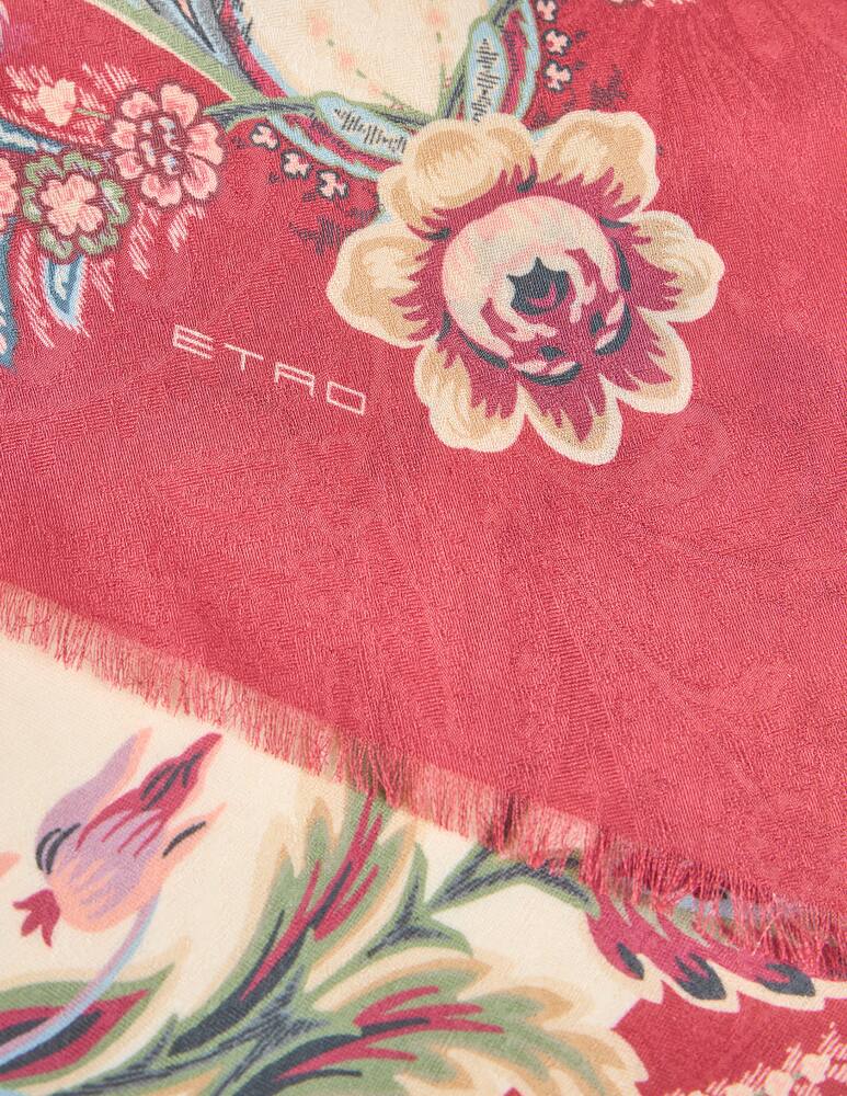 rinascente ETRO Cashmere-Blend jacquard shawl