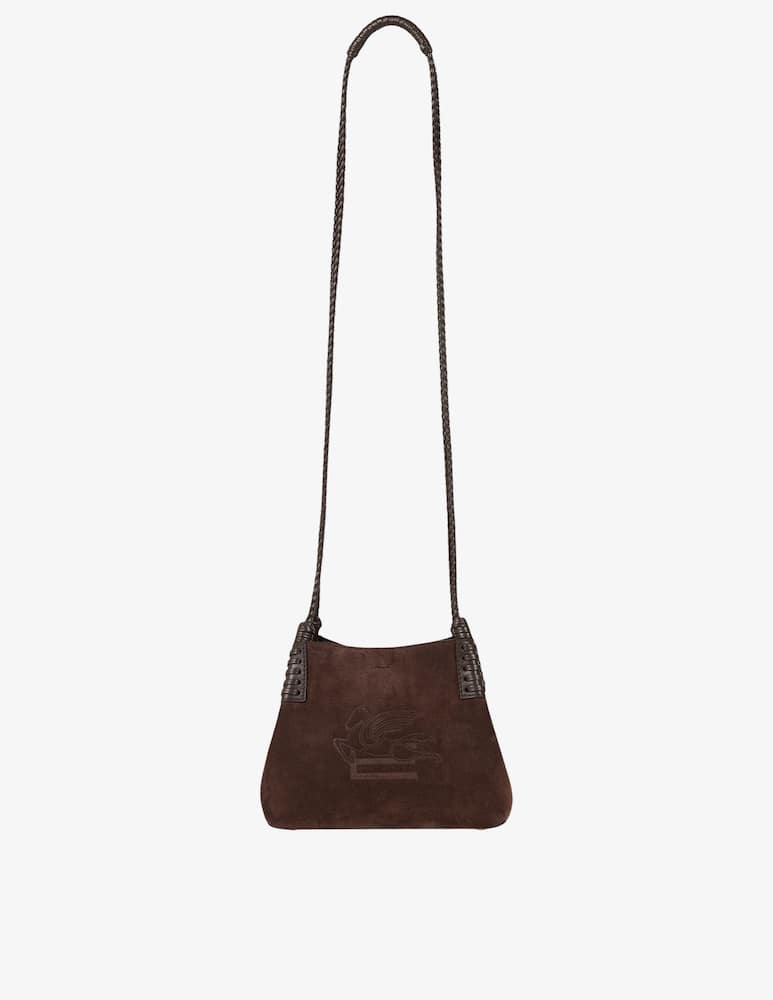 rinascente ETRO Mini Libra tote bag in suede