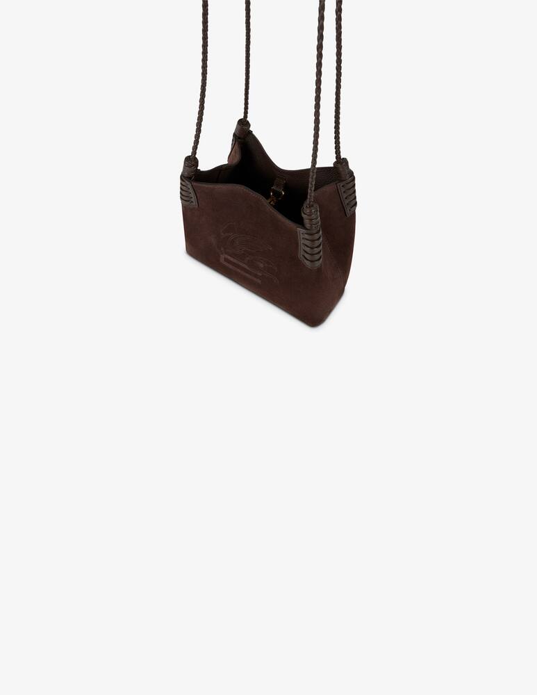 rinascente ETRO Mini Libra tote bag in suede