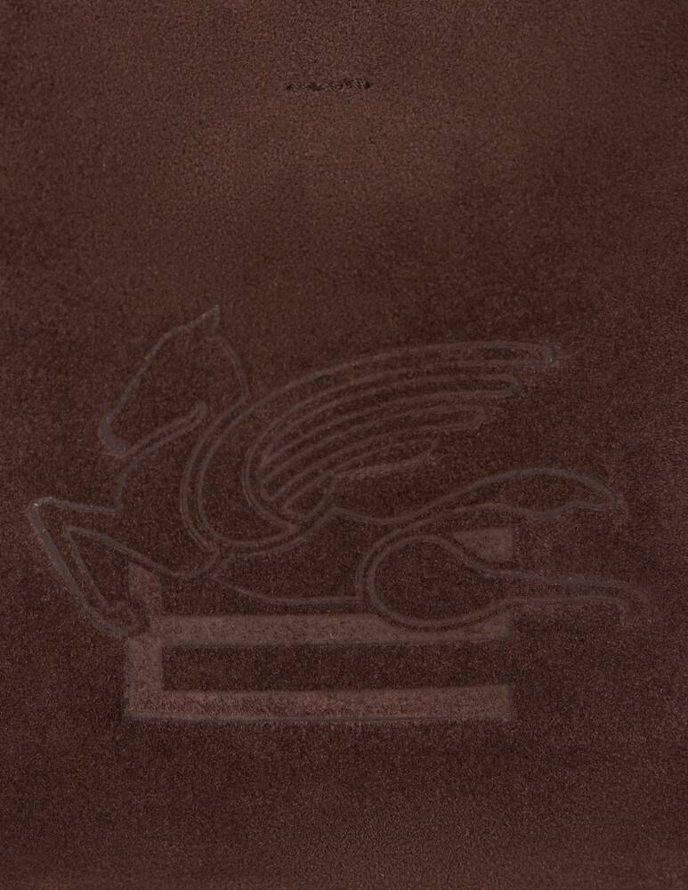 rinascente ETRO Mini Libra tote bag in suede