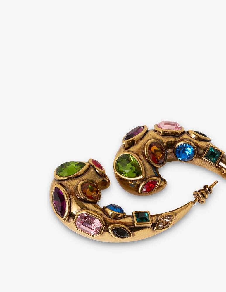 rinascente ETRO Paisley earrings with crystals