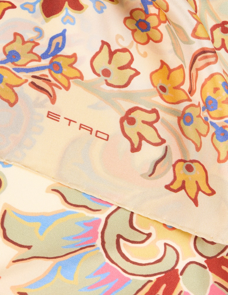 rinascente ETRO Foulard in seta stampata