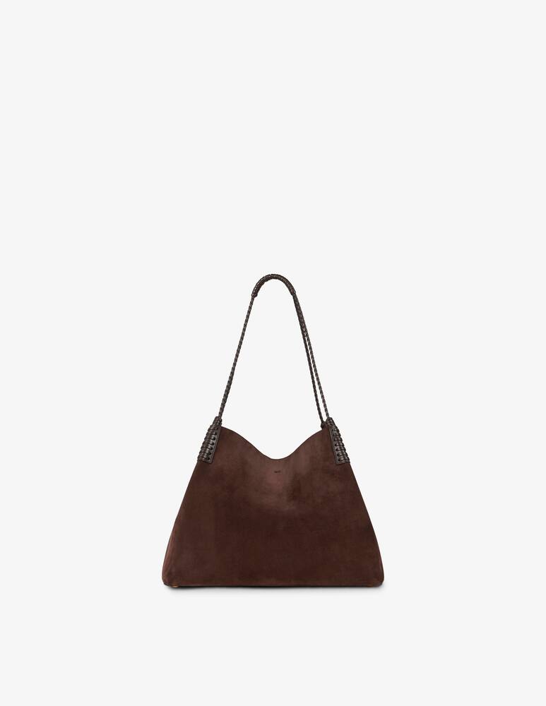 rinascente ETRO Medium Libra tote bag in suede
