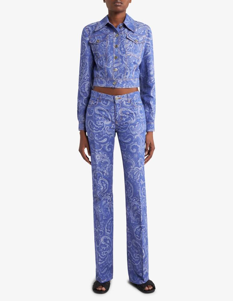 rinascente ETRO Jeans flare jacquard