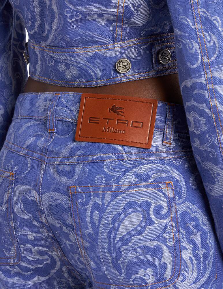 rinascente ETRO Jeans flare jacquard
