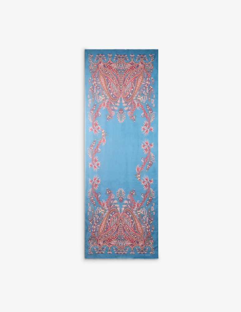 rinascente ETRO Sciarpa in misto cashmere con stampa piazzata