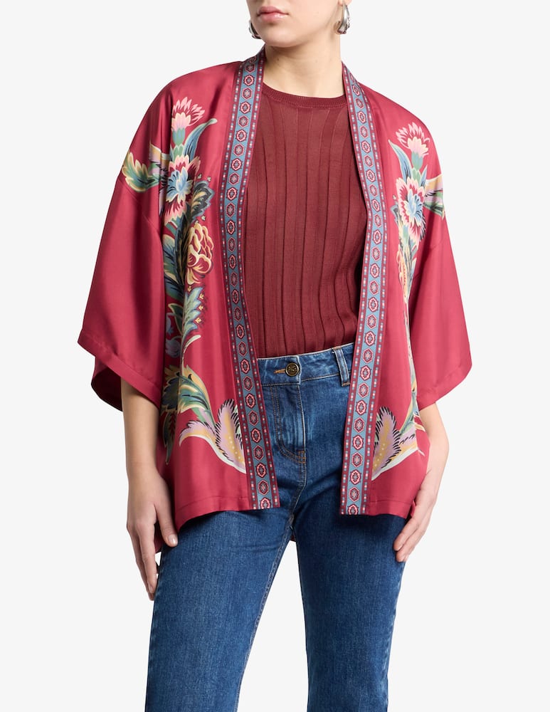 rinascente ETRO Kesa in twill di seta stampata