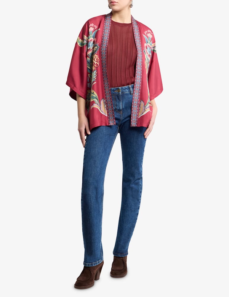 rinascente ETRO Kesa in twill di seta stampata