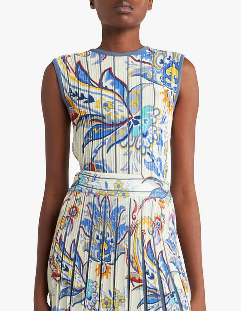 rinascente ETRO Top in maglia con stampa