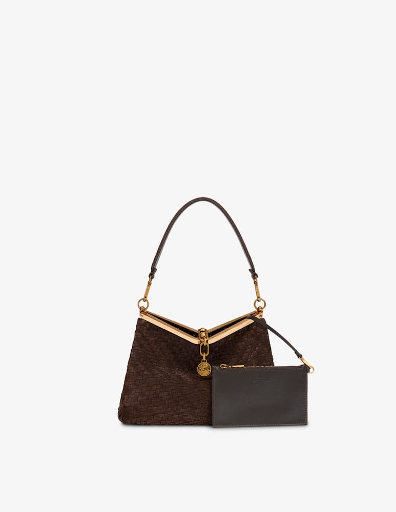 ETRO Medium woven suede Vela bag - picture 4 ETRO Medium woven suede Vela bag - picture 4