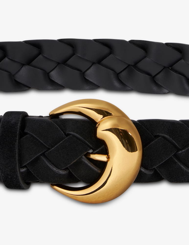 rinascente ETRO Woven leather belt