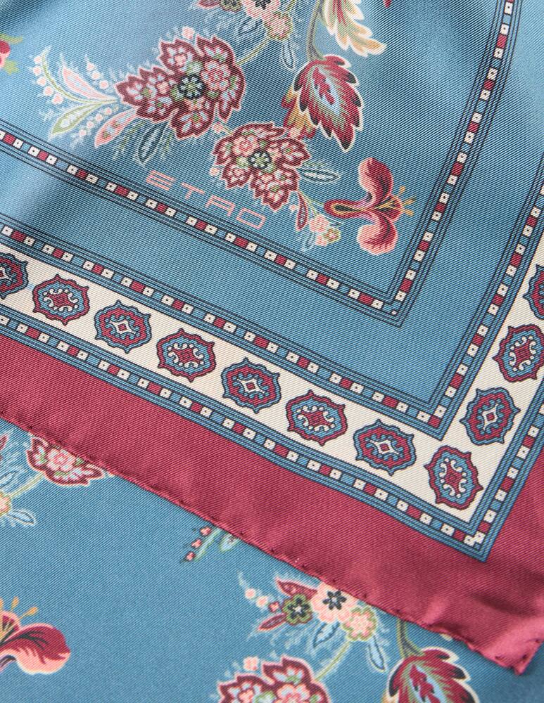 rinascente ETRO Foulard in seta con stampa piazzata