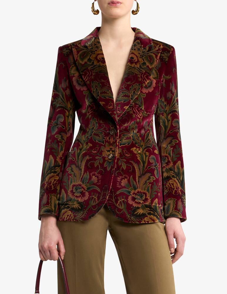 ETRO Giacca in velluto con stampa - immagine 1 ETRO Giacca in velluto con stampa - immagine 1