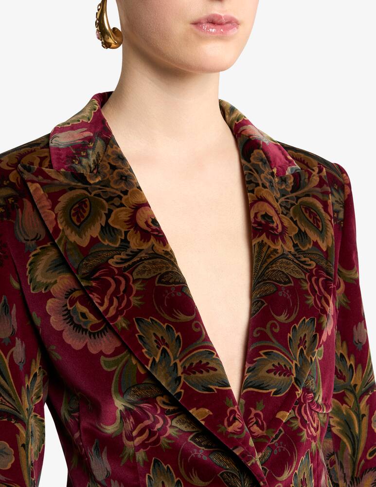 rinascente ETRO Giacca in velluto con stampa