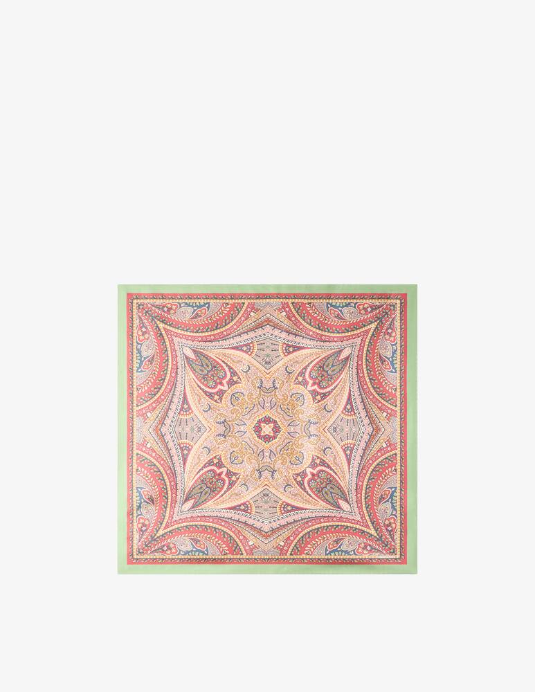 rinascente ETRO Silk scarf with placed print