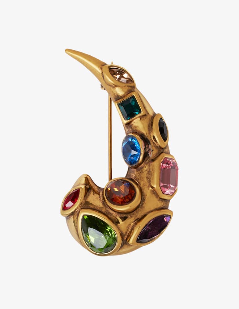 ETRO Spilla paisley con cristalli - immagine 1 ETRO Spilla paisley con cristalli - immagine 1