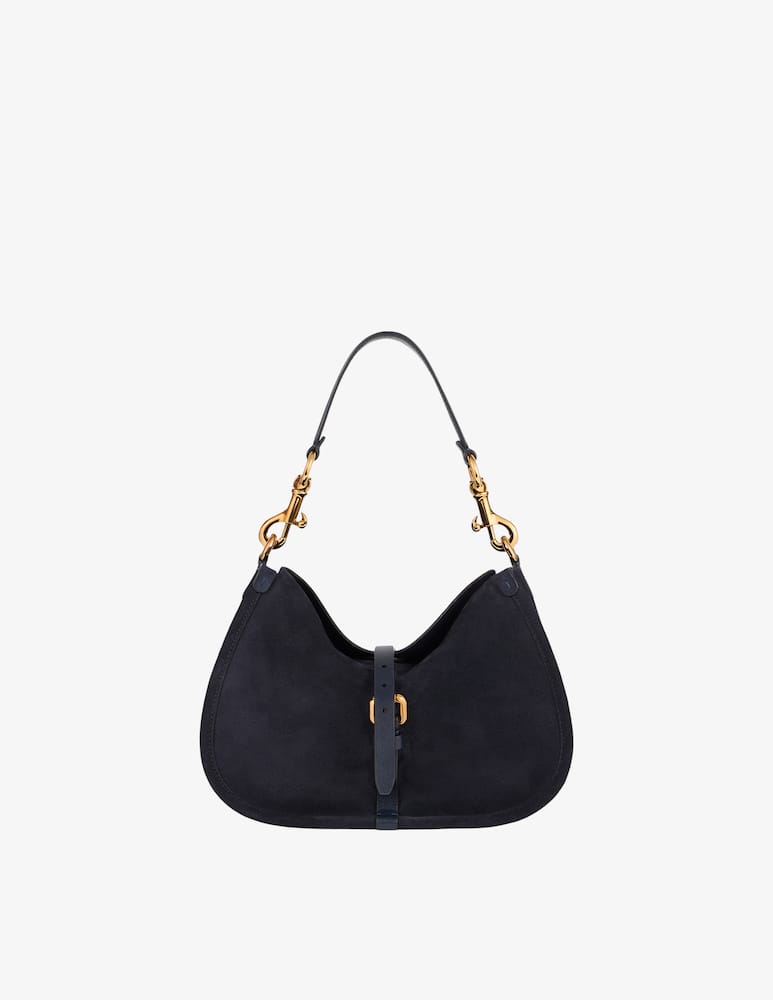 rinascente ETRO Medium suede Pony bag