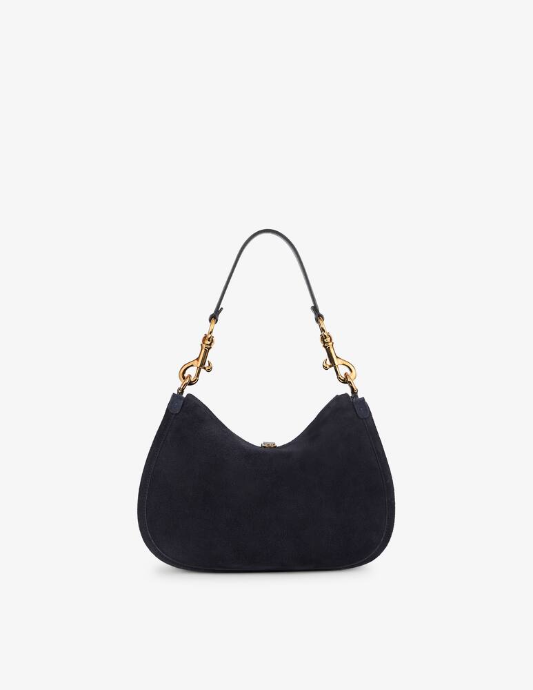 rinascente ETRO Medium suede Pony bag