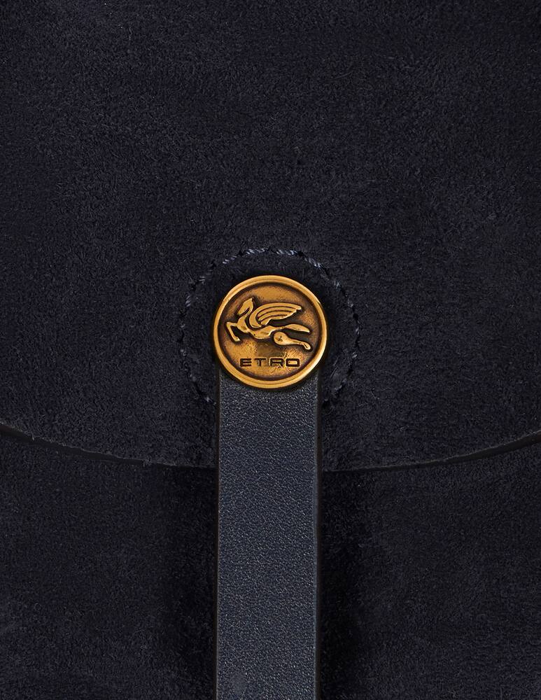 rinascente ETRO Medium suede Pony bag