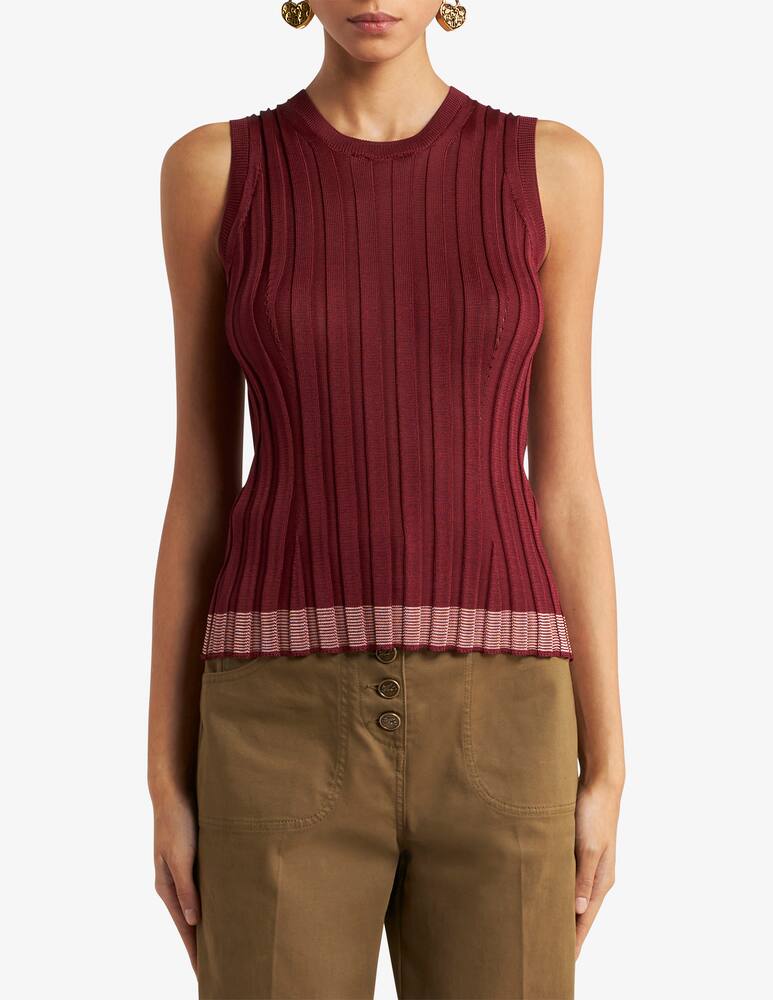 rinascente ETRO Ribbed top