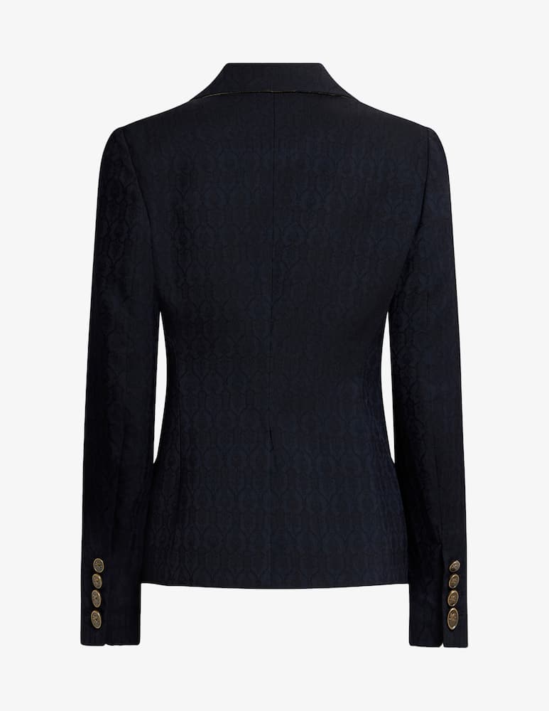 rinascente ETRO Single-Breasted wool jacquard jacket