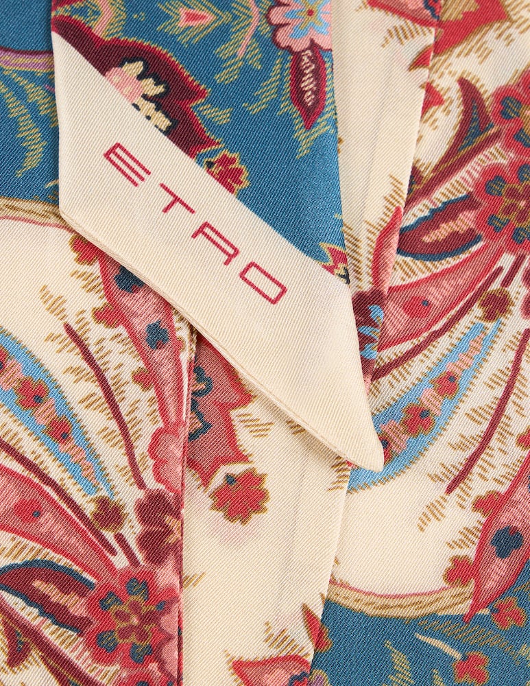 rinascente ETRO Paisleyna in seta con stampa piazzata