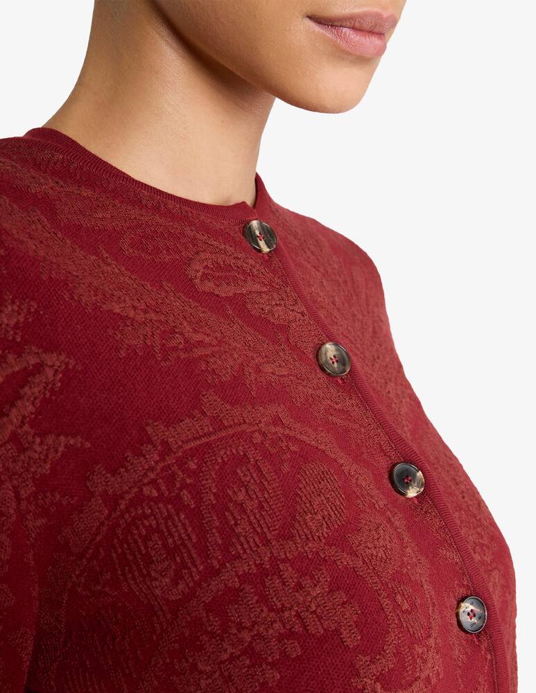 rinascente ETRO Cropped paisley jacquard cardigan