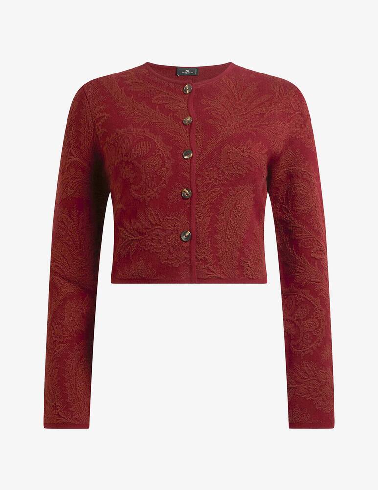 rinascente ETRO Cropped paisley jacquard cardigan