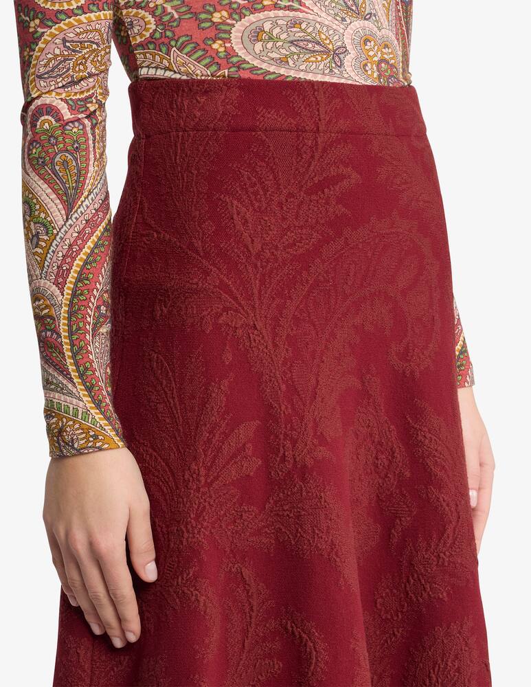 rinascente ETRO Floral paisley jacquard midi skirt