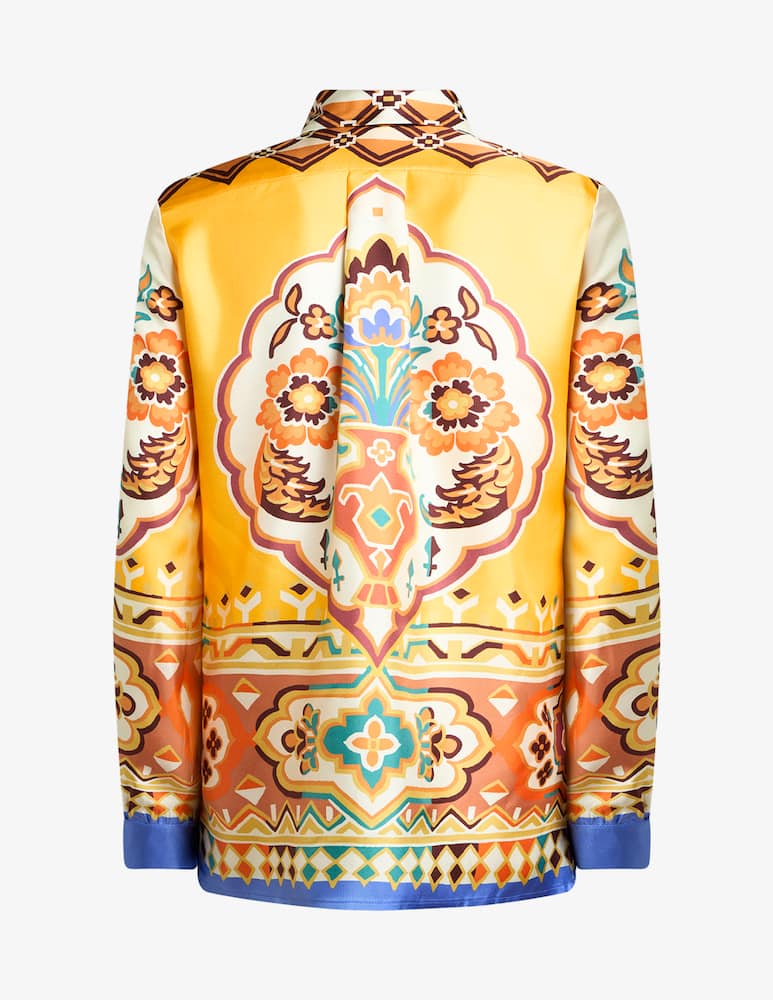 ETRO Silk shirt with placed print - picture 2 ETRO Silk shirt with placed print - picture 2