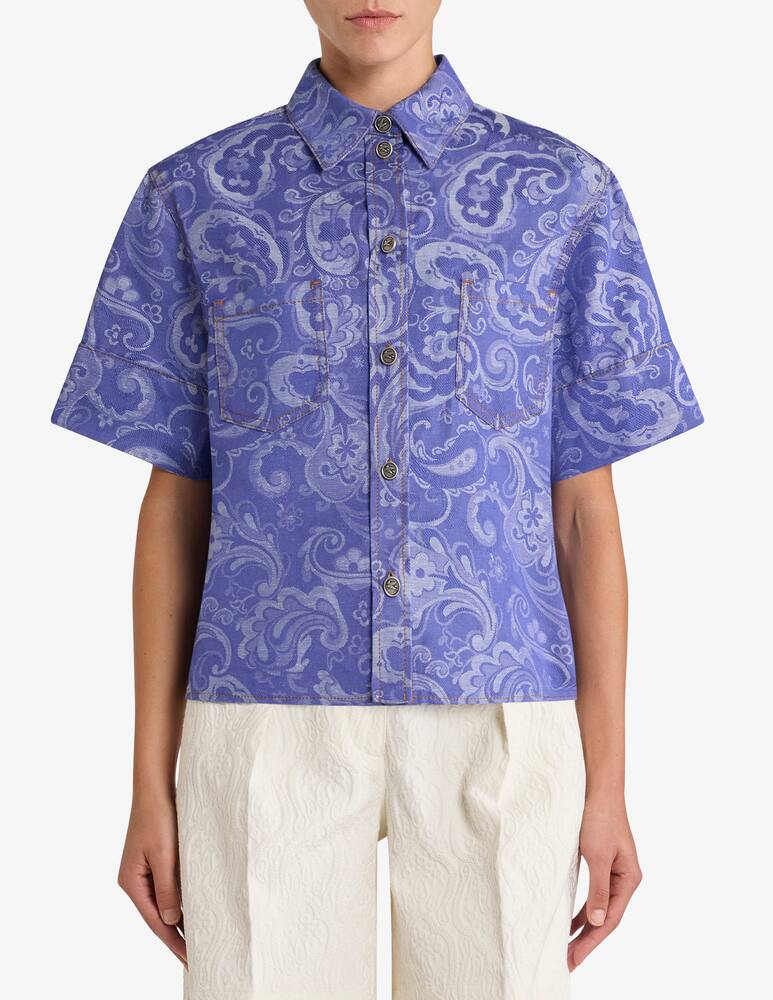 rinascente ETRO Camicia in denim jacquard
