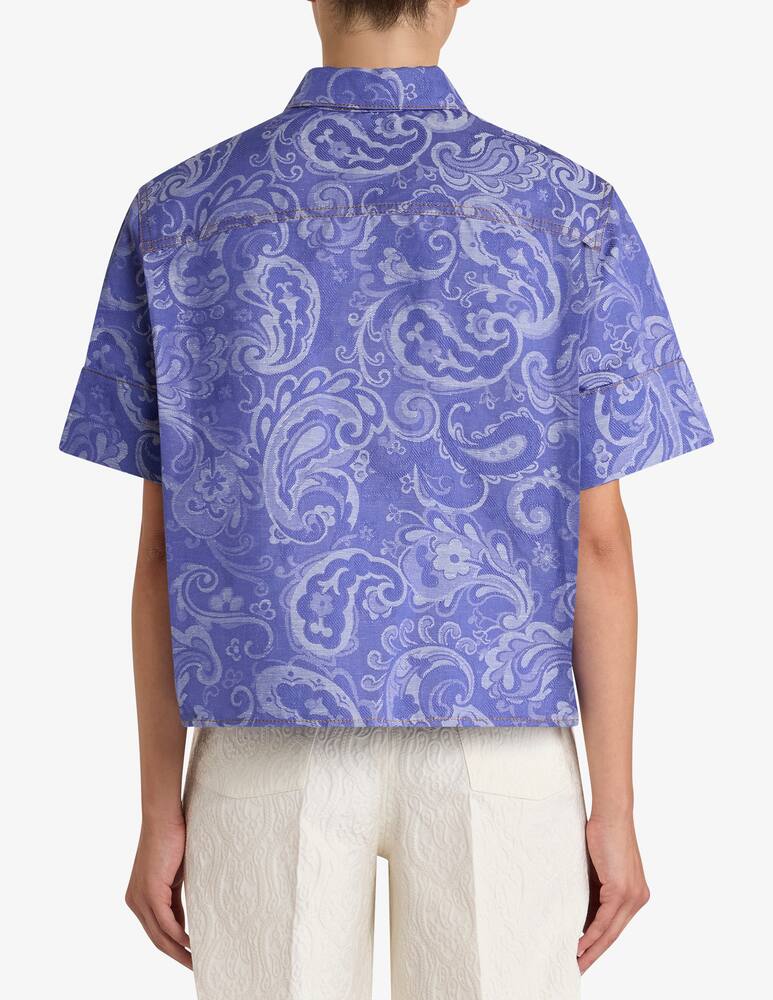 rinascente ETRO Camicia in denim jacquard