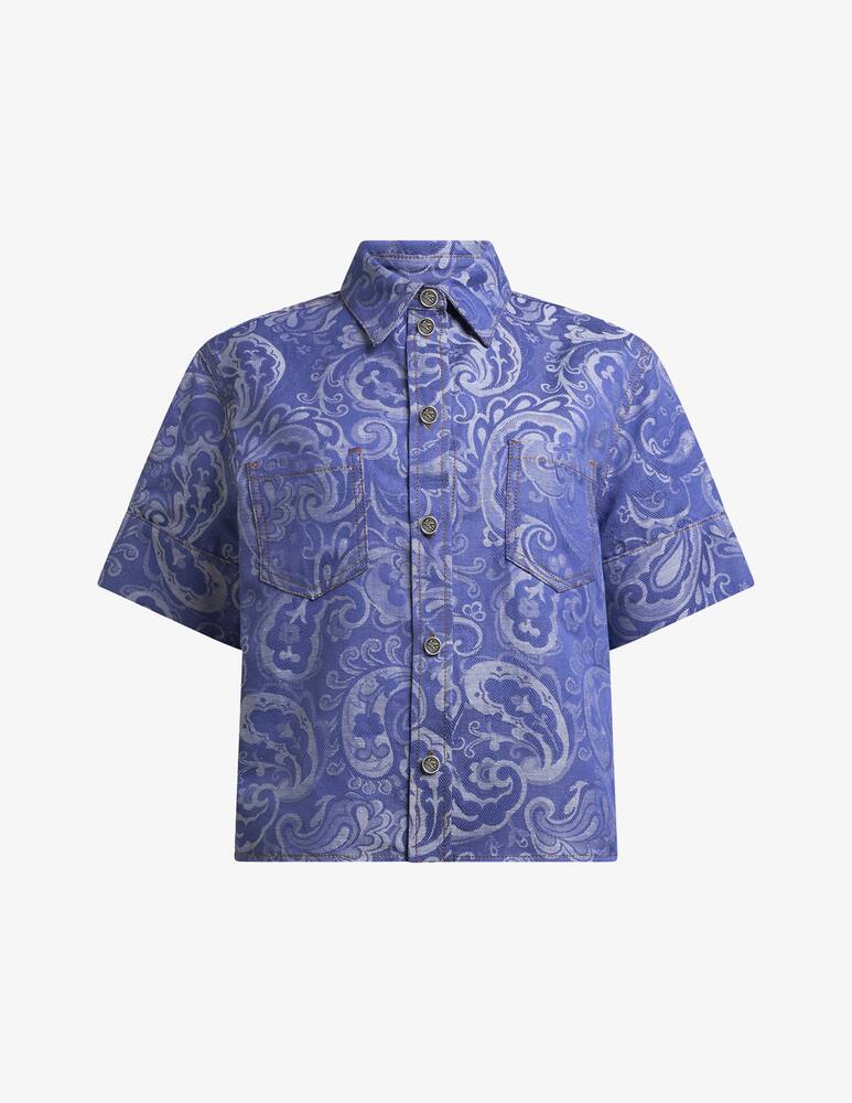 rinascente ETRO Camicia in denim jacquard