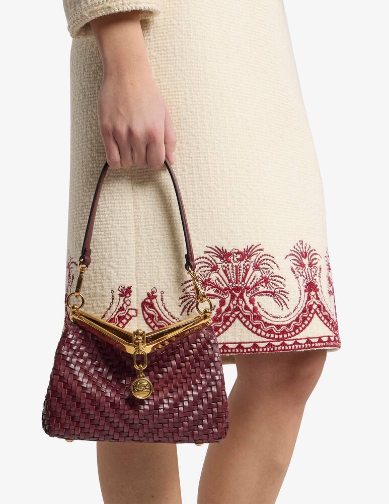 rinascente ETRO Vela woven leather bag