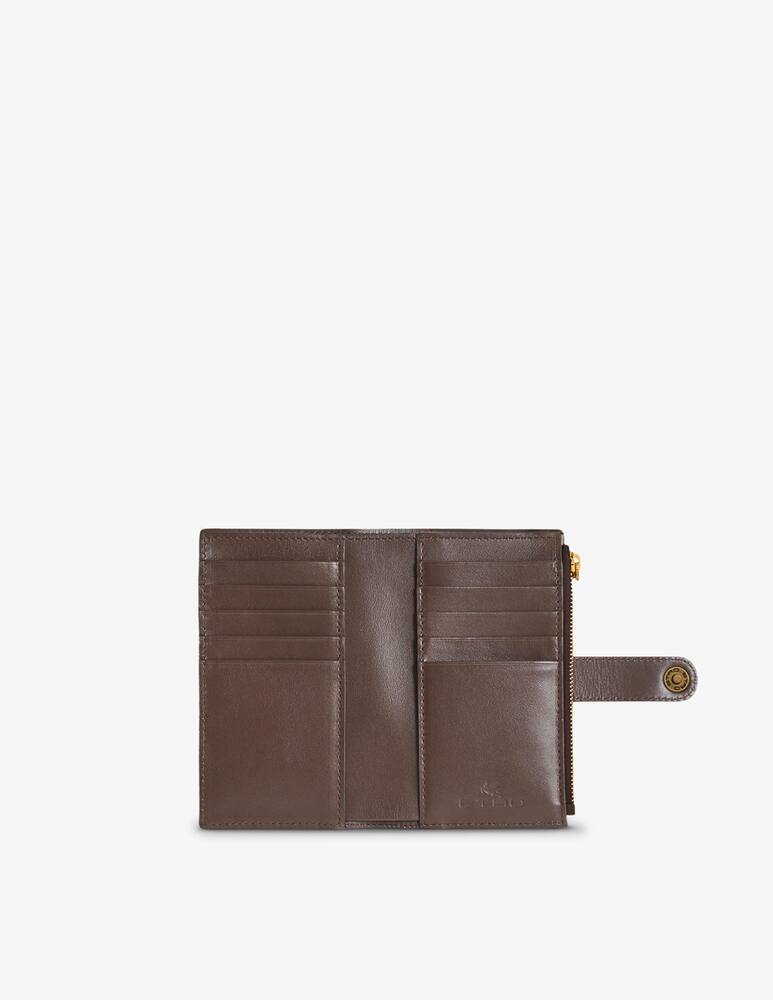 rinascente ETRO Leather wallet with strap