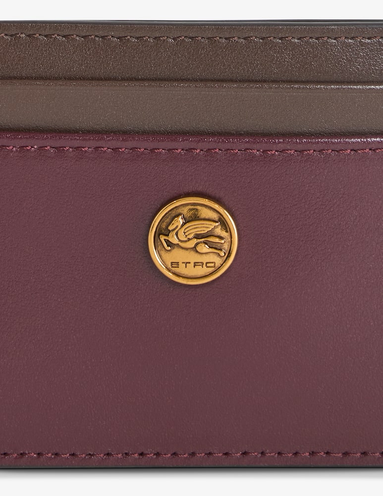 ETRO Two-Tone leather card holder - picture 3 ETRO Two-Tone leather card holder - picture 3