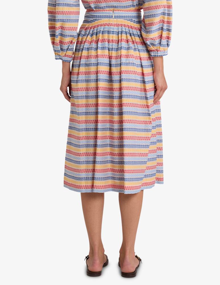 rinascente ETRO Cotton-Blend jacquard midi skirt