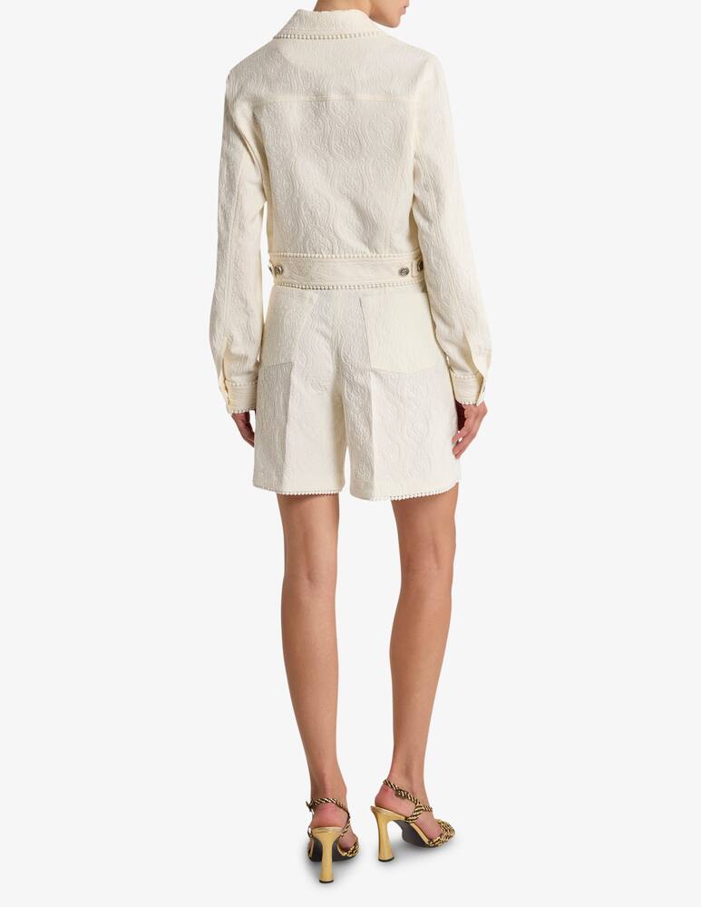 rinascente ETRO Cropped paisley jacquard jacket