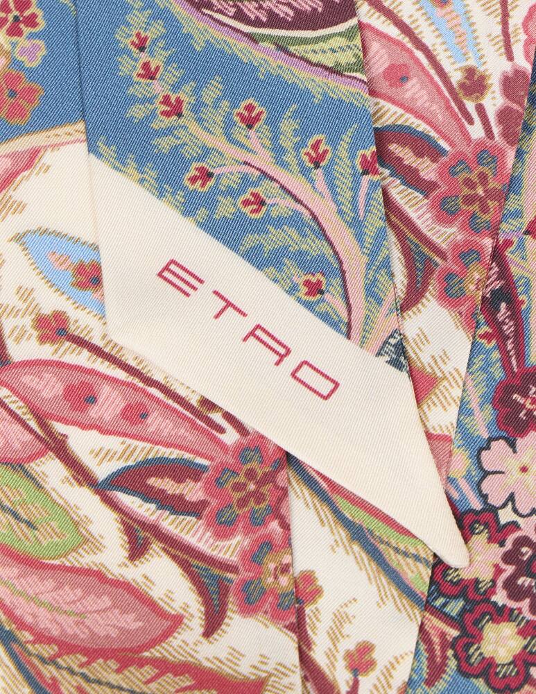 rinascente ETRO Silk paisleyina with placed print