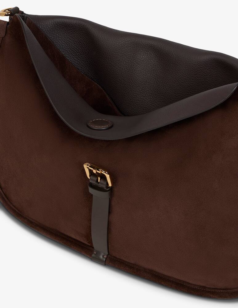 rinascente ETRO Maxi suede Pony bag