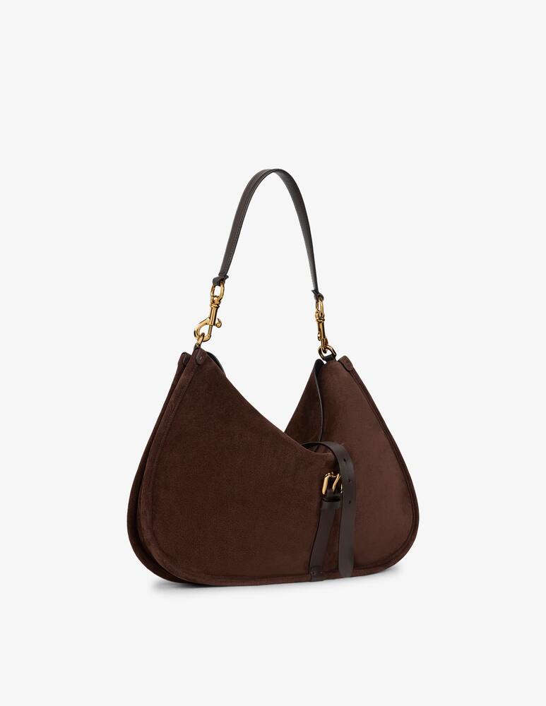 rinascente ETRO Maxi suede Pony bag