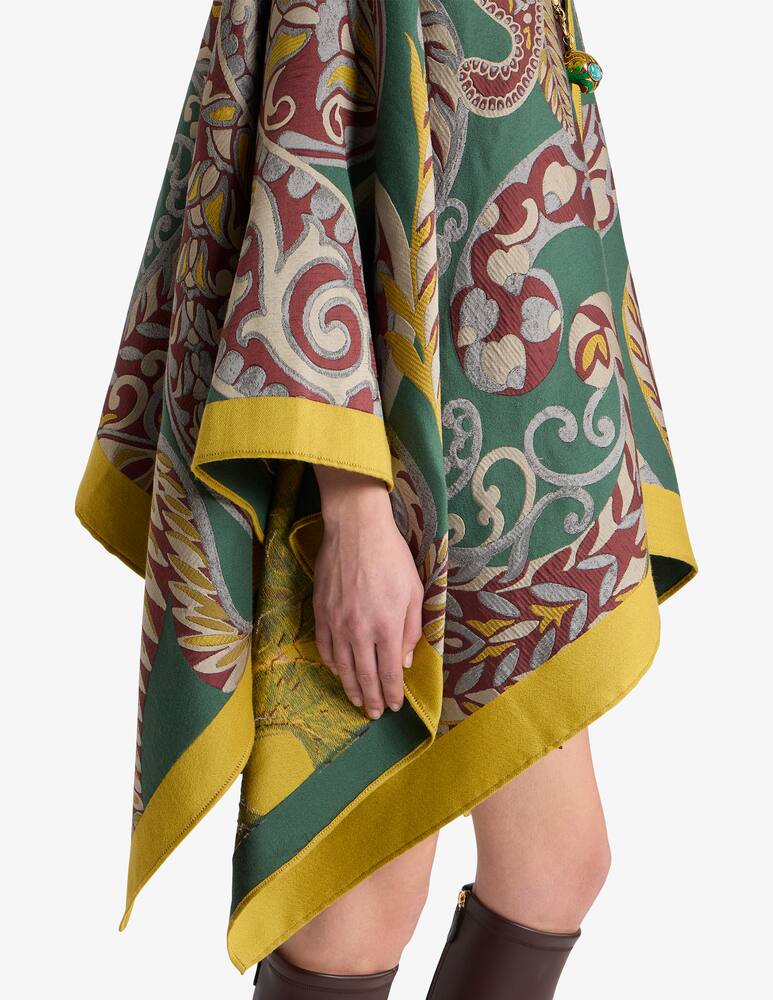 rinascente ETRO Mantella in misto lana con motivo paisley