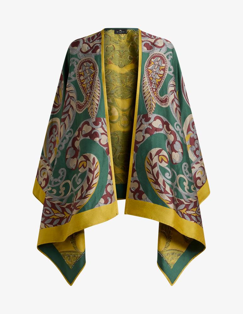 rinascente ETRO Mantella in misto lana con motivo paisley