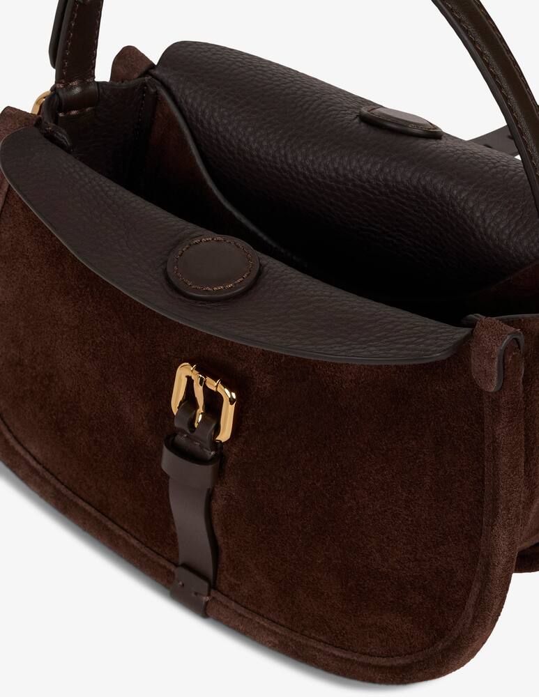 rinascente ETRO Small suede Pony bag